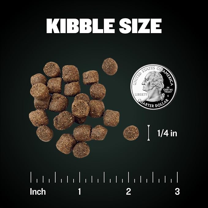 Bully Max Dry Dog Food for Adults & Pupppies - High Protein & Fat for Muscle & Weight Gain - High Performance Dog Food Supplements - Small & Large Breed Dogs (535 Calories Per Cup), Chicken, 5lb Bag