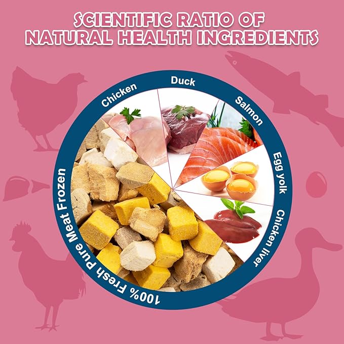 Freeze Dried Aquatic Turtle Food – 5-in-1 Chicken, Duck, Salmon, Egg Yolk & Liver Protein Blend, Scientifically Balanced for Box & Aquatic Turtles (145g)