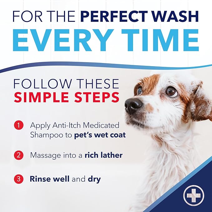 TropiClean Oxymed Medicated Cat & Dog Conditioner For Itchy Skin | Skin Soothing Oatmeal Conditioner For Dogs & Cats | 20 oz