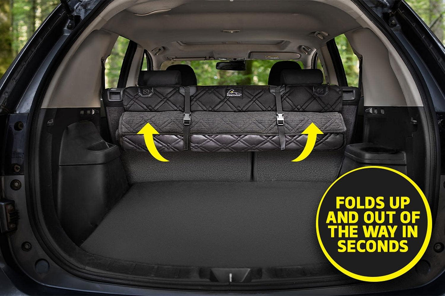 Meadowlark SUV Cargo Liner Dog Seat Covers, Double Stitched & Extra Padded, Water Repellant, Anti Shock, Non-Slip, Car Cover Trunk Mat, Dog Accessories, Pet Car Seat Protector for Fur & Mud