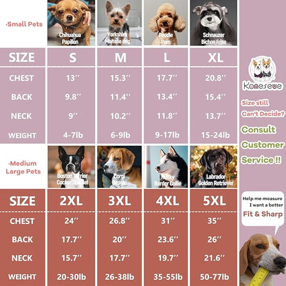 Koneseve Dog Hoodie & Cat Sweater, Warm Fleece Hooded Sweatshirt with Pocket for Small to Large Pets, Cozy Winter Outfit, Purple, 3XL