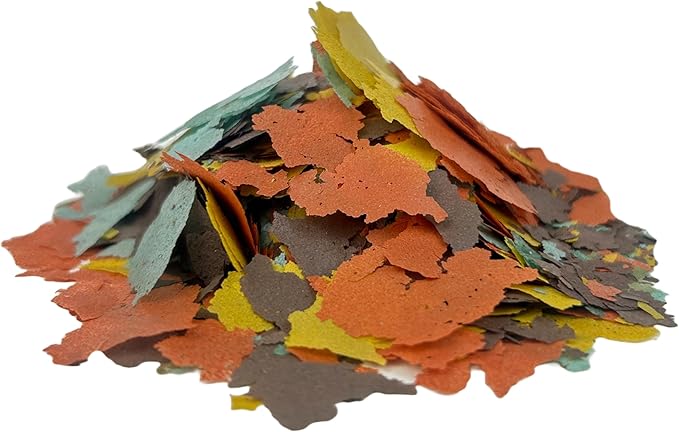 Aquatic Foods Inc. Flakes - 45% California Blackworm & Guppy Flake Mix for Guppies Also Tetras, Live Bearers, All Community Tropical Fish - Premium AF Flakes - 1-lbs