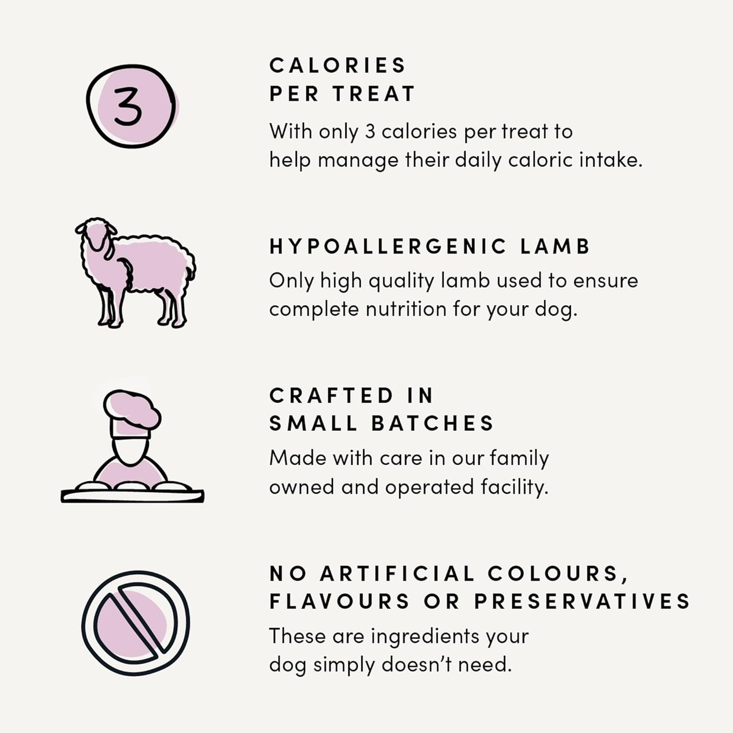 Crumps' Naturals Mini Trainers Semi-Moist Lamb 4.7oz