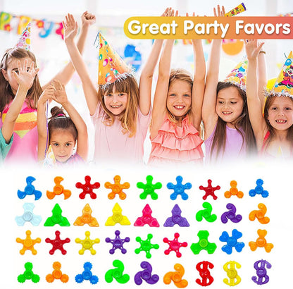 70 Pack Mini Fidget Spinner Toys,Stress Relief Sensory Toys,Birthday Gifts Party Favors for Kids Teens Adults,Christmas Goodie Bag Stuffers,Canival Treasure Box Toy for Classroom Prizes Supplies
