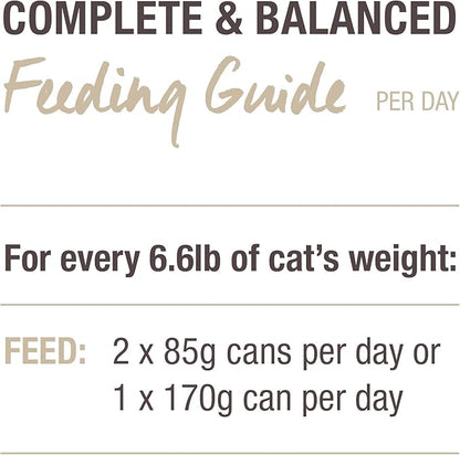 Feline Natural New Zealand Canned Catfood Wet Food, High-Meat, Low-Carb, & Grain Free Cat Food Wet, Lamb Feast, 3 oz, Pack of 24