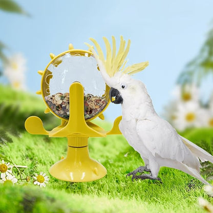 Oooct Bird Foraging Toys, Parrot Rotating Feeders, Bird Chewing Toys, Bird Enrichment Toys, Bird Cage Accessories, Suitable for Birds Parrots Parakeets Cockatiels Conures Lovebirds