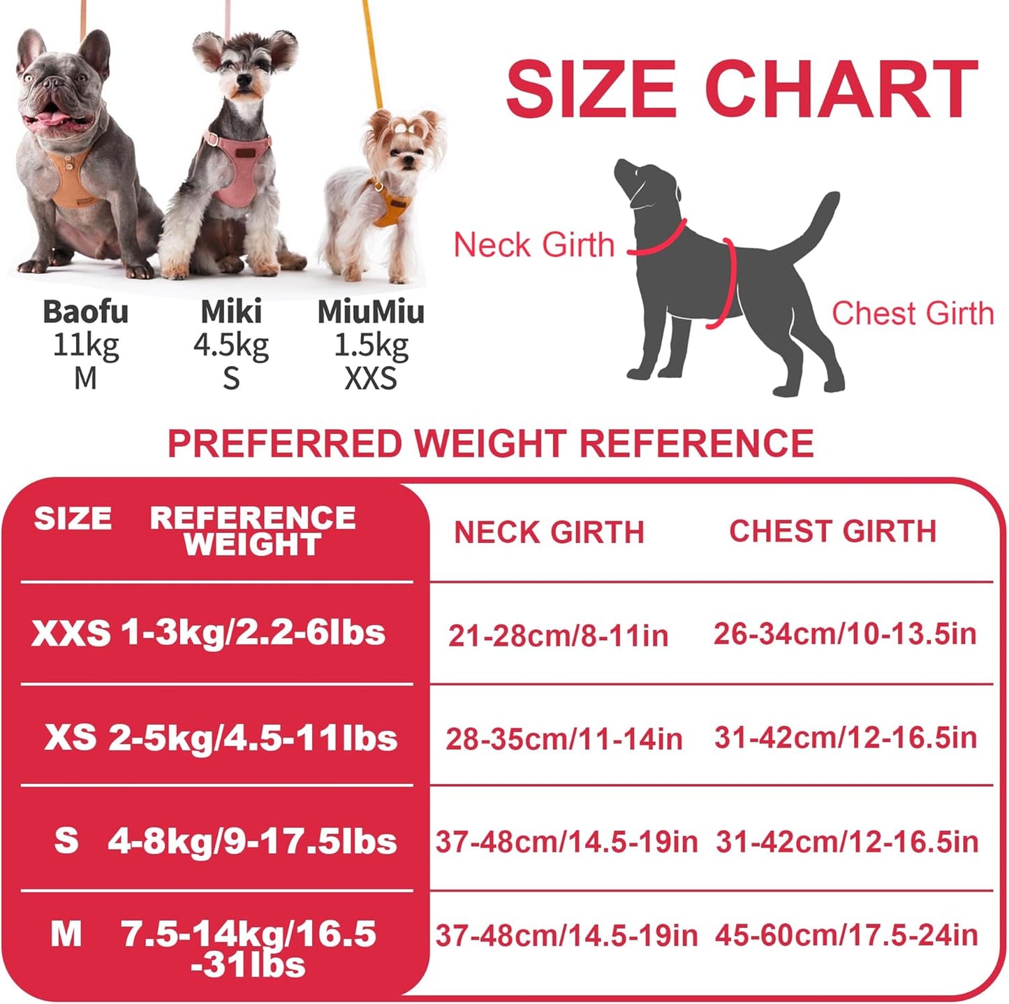 Puppytie No Pull Small Dog Harness with Multifunction Dog Leash,Lightweight Soft Adjustable No Choke Escape Proof Pet Harness Vest Pet Harness Vest,Suede Bow red,S
