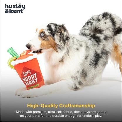 Huxley & Kent Funny Dog Toy w/Squeaker – Power Plush Squeaky Dog Toys for Small, Medium & Large Dogs – Soft Stuffed Animal for Indoor Play & Fetch - Buddy Mary, Large