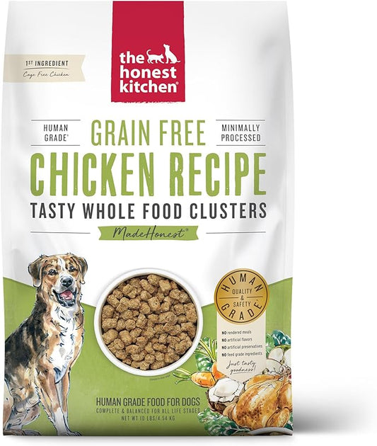 The Honest Kitchen Whole Food Clusters Dog Grain Free Chicken 10 lb Bag