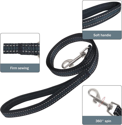 YIMEIS Dog Harness and Leash Set, No Pull Soft Mesh Pet Harness, Reflective Adjustable Puppy Vest for Small Medium Large Dogs, Cats (Navy, Small (Pack of 1)