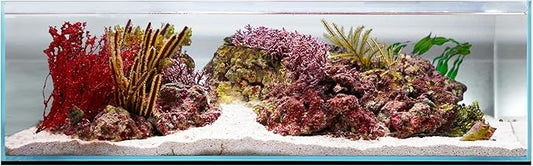 UNS Ultra Clear Rimless Tank - 10.2GAL | 38.8L - 23.62x14.17x7.08 | 60x36x18 CM, 5mm Glass Thickness, Leveling Mat Included - Low Iron, High Clarity Fish Tank w/ 45° Mitered Edge - [60S]
