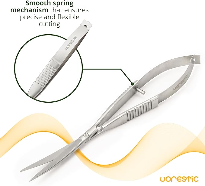 Aquascaping Scissors - 6.3 Inch, Terrarium & Aquarium Scissors for Plants
