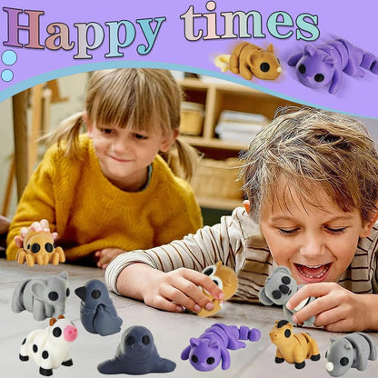 22 pcs Animal Figurines, 3D Printed Animal Figurines Set, Articulated, Party Favors, Pocket Fidget Toys Bulk, Goodie Bag Stuffers, Gifts for Boys Girls Toddlers, Office Desk Pets, Classroom rewards