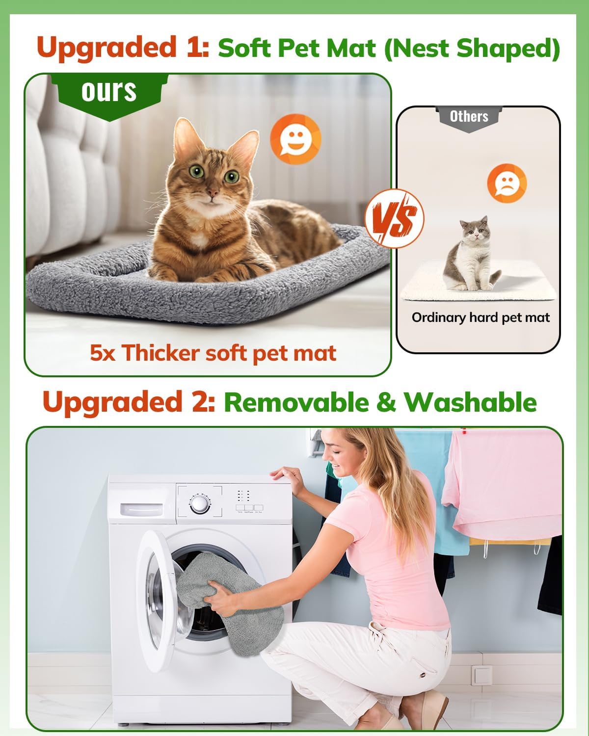 Morpilot Pet Travel Carrier Bag, Soft-Sided Dog Carrier Cat Carrier Pet Carrier (18 x 12.5 x 14 Inches), for Large Cats and Medium Puppies, w/Locking Safety Zippers, Foldable Bowl