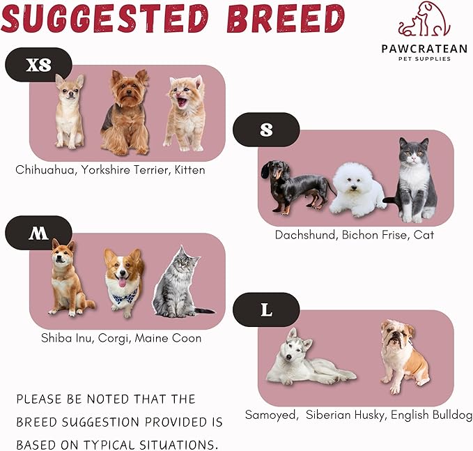 Cute Sweater for Dogs and Cats Soft Flannel Pet Outfit Warm and Cozy Animal Hoodie Small to Large Pet Clothes for Halloween Parties and Everyday Wear (Large, Red Bowtie)