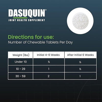 Nutramax Laboratories Dasuquin with MSM Chewables, Small/Medium Dog, 150 Count, White