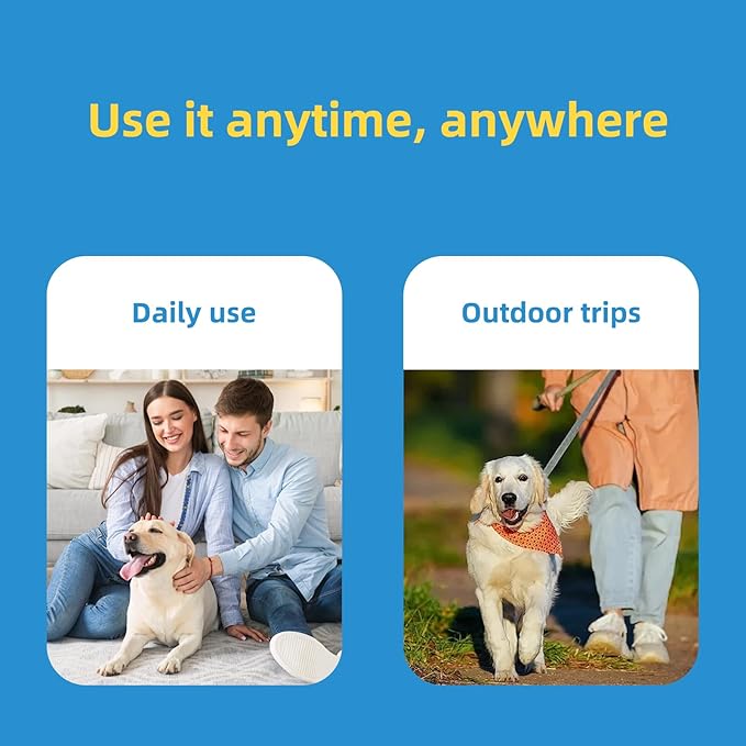 Pet Grooming Wipes for Dogs & Cats, 400 Count, 8"x8" Ultra Thick & Soft, Unscented, Hypoallergenic Formula, Safe on Coat, Paws, Ears, Bum & Sensitive Skin