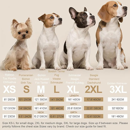 XPUDAC Dog Pajamas Clothes for Small Dogs Boy Girl, Doggie Pjs Puppy Onesies Outfits Pet Clothes for Dog Cat Christmas Pajamas, 4 Styles(Universe, Small)