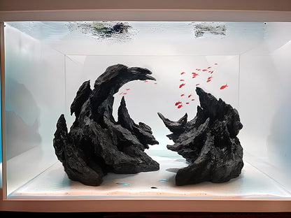Fish Tank Decor Rocks.Aquarium Decoration Model.Easy Superior Aquascape (Perched Canyon-15inch)