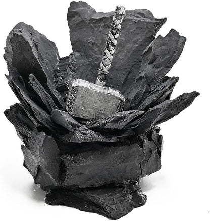 Aquarium Decoration for Fish Tank Thor’s Hammer Resin Aquarium Ornament Decorative Fish Tank Decor for Aquascaping Hiding Resting Betta Shrimp Cichlid