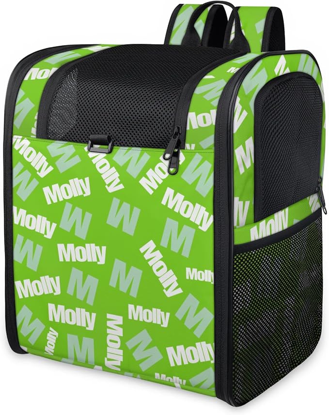 Cat Backpack Carrier-Customizable, Breathable Pet Carrier Backpack for Outdoor Travel/Vet Visits/Daily Use, Adjustable & Secure Design for Small Dogs and Cats Style4