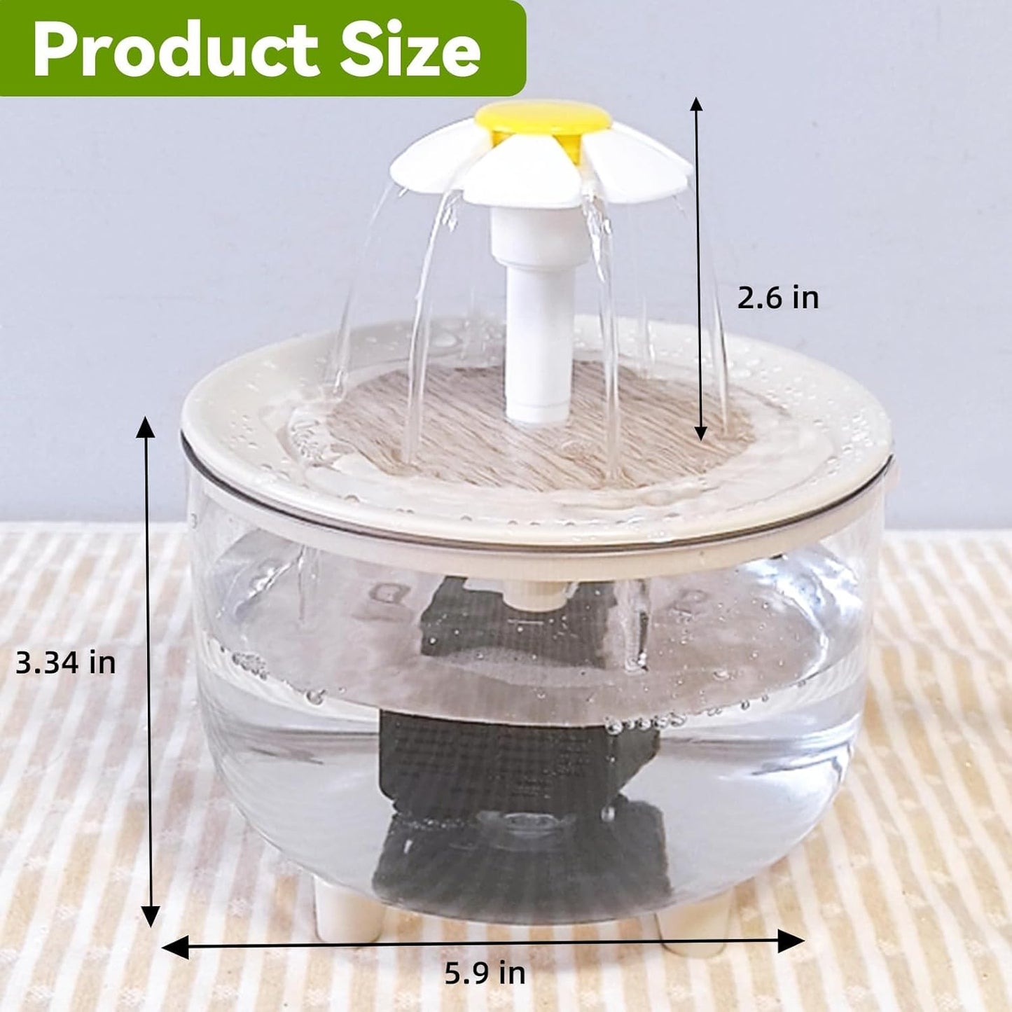 kathson Parrot Bathtub,Automatic Bird Bath Shower,Parakeet Bath Tub with Petal Circulating Filter Fountain,Birds Cage Bathing for Small Medium Parrots Lovebirds Conures Finches Cockatiels Budgie