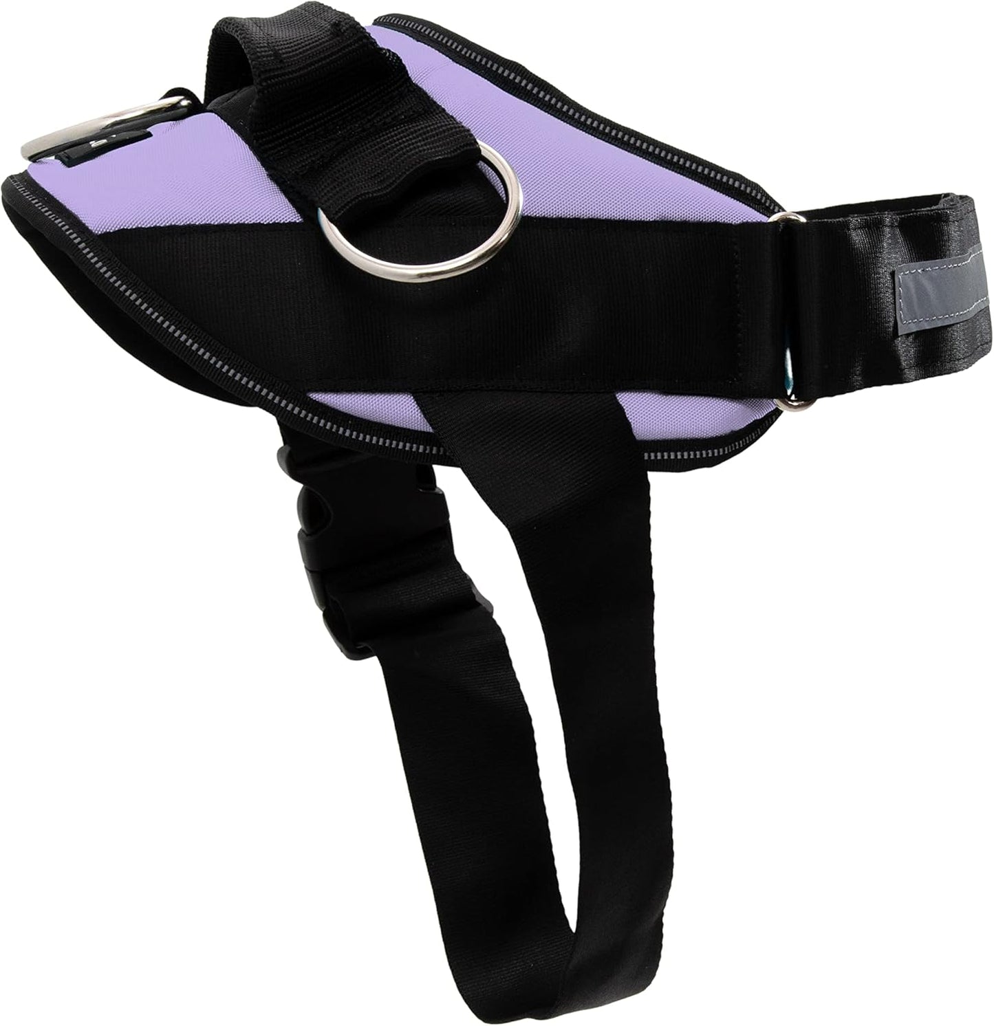 ShawnCo Essential Dog Harness, No-Pull Pet Vest with 3 Leash Clips, No Choke, Reflective, Adjustable and Padded, for Easy Walking and Training for Small, Medium and Large Dogs (ICY Lilac, M)