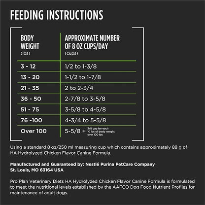 Purina Pro Plan Veterinary Diets HA Hydrolyzed Protein Dog Food Dry Vegetarian Formula - 25 lb. Bag