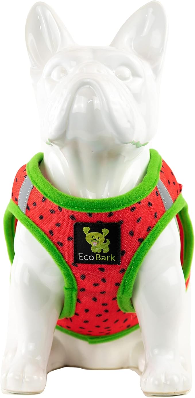 EcoBark Step in Dog Harness Reflective Soft Ultra Padded Mesh Dog Harnesses for XXS, XS, Small, and Medium Dogs Eco-Friendly Comfort Secure Halter No Pull Adjustable Pet Vest