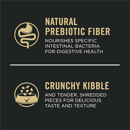 Purina Pro Plan Adult 7 Plus Complete Essentials Shredded Blend Beef and Rice Formula High Protein Dog Food for Senior Dogs - 34 lb. Bag