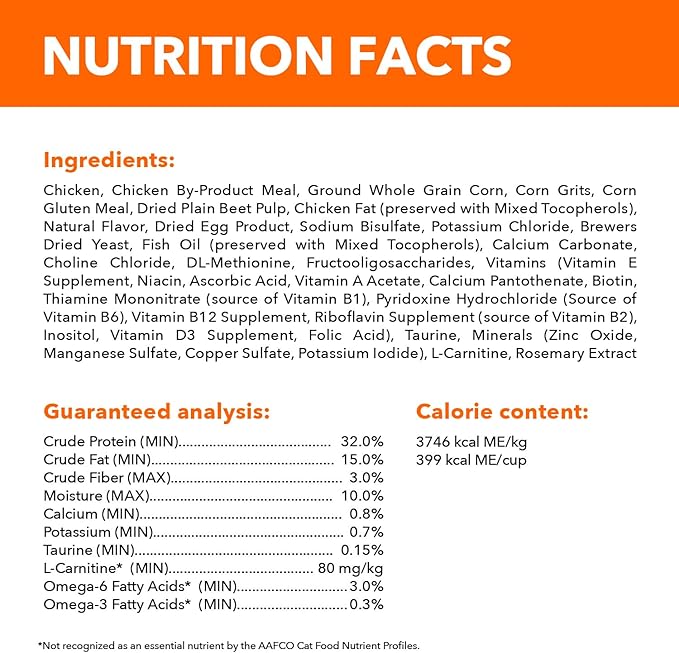 IAMS Proactive Health Adult Healthy Dry Cat Food with Chicken, 16 lb. Bag