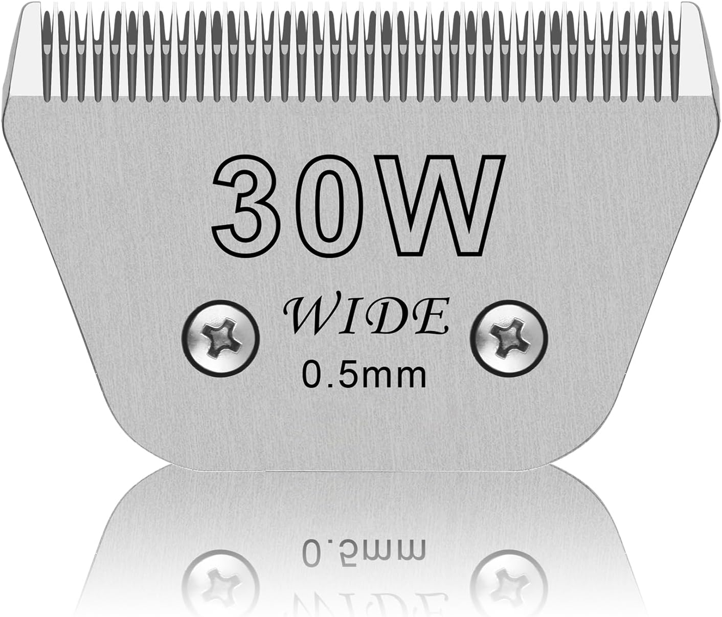30W Wide Pet Dog Grooming Detachable Blades,Compatible with Andis,Oster A5,Wahl KM10 Clippers,Cut Length 1/50"(0.5mm),Fit for Larger Animals
