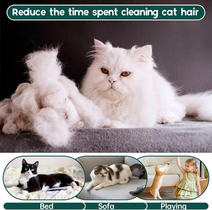 QBLEEV Cat Pajamas for Cats Only, Sticky Hair Cat Clothes, Prevent Lost Fur Kitten Onesie Shirts Costumes Outfits for Daily Wear Parties Photography, Cat Recovery Suit for Cats or Small Dogs