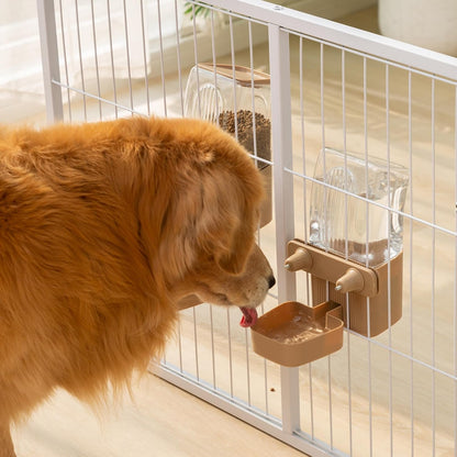 50 oz Rabbit Water Dispenser,Gravity Dog Water Bowl Dispenser for Cage,Auto Water Bottle for Ferret,Cat,Dog and Other Animals, Compatible with Widemouth Cages