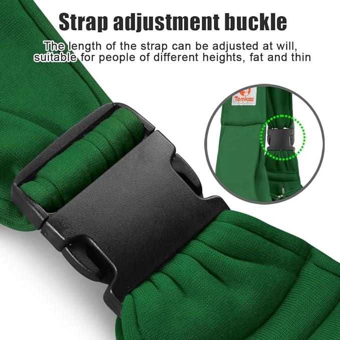 Tomkas Dog Sling Carrier for Small Dogs Puppy Carrier for Small Dogs (Emerald Green, Adjustable Strap & Zipper Pocket)