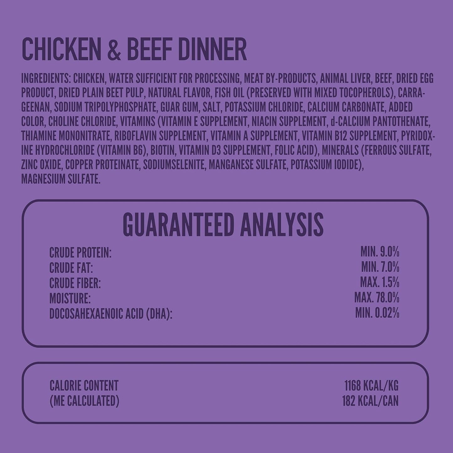A Strong Heart Wet Puppy Food, Chicken & Beef Dinner - 5.5 oz Cans (Pack of 24), Made in The USA with Real Chicken & Beef