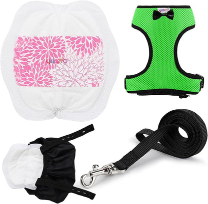 Adjustable Chicken Harness Diaper (5.4ft Leash) – Breathable & Washable Secure Training for Hens, Ducks & Chicks | Outdoor Walking & Discipline Solution