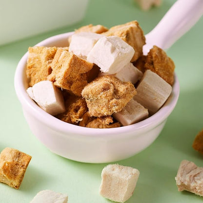 Turtle Food - 3 in 1 Freeze-Dried Meat – Chicken, Duck & Salmon – Natural Treats for Turtles, Cats & Dogs – Human-Grade Real Meat