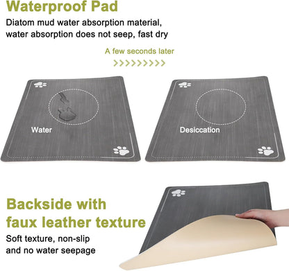 RIZZARI Upgraded Automatic Dog Water Dispenser: 9L Black Gravity Large Stainless Steel Raised Pet Feeder with Filter - Includes 2 Extra Filters & 2 Bottle Caps - Pet Feeder for Dogs Indoor Outdoor