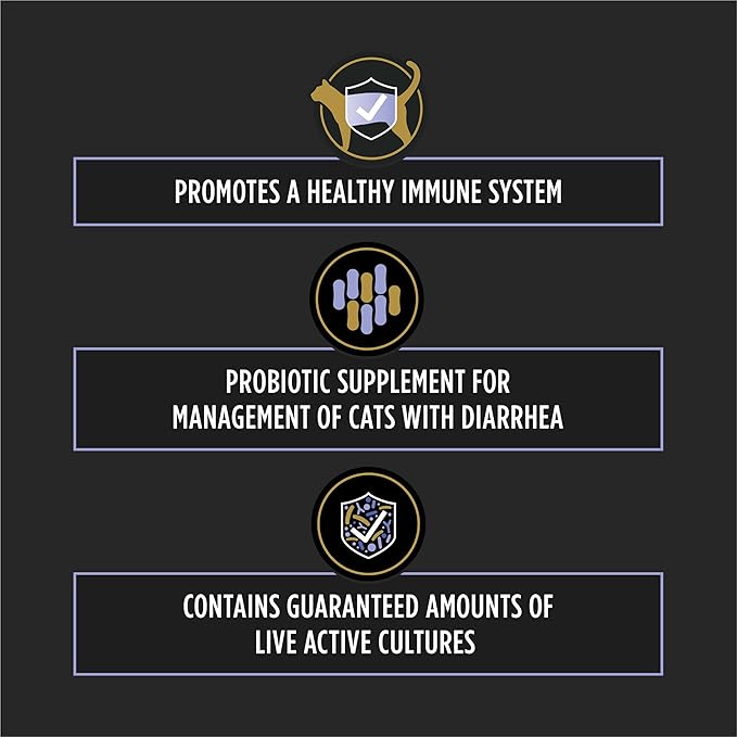 Purina Pro Plan Veterinary Supplements FortiFlora Cat Probiotic Supplement for Cats with Diarrhea - 30 ct. Box