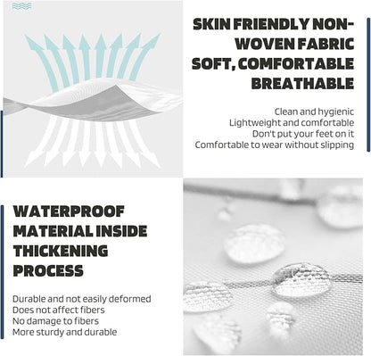 20 Pcs Disposable Boots for Real Duck Feet, Bumble Foot for Duck Pet Duck Supplies with Blue Bandage, Large Size (Green)