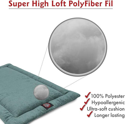 42" Villa Azure Blue Crate Dog Bed Mat By Majestic Pet Products