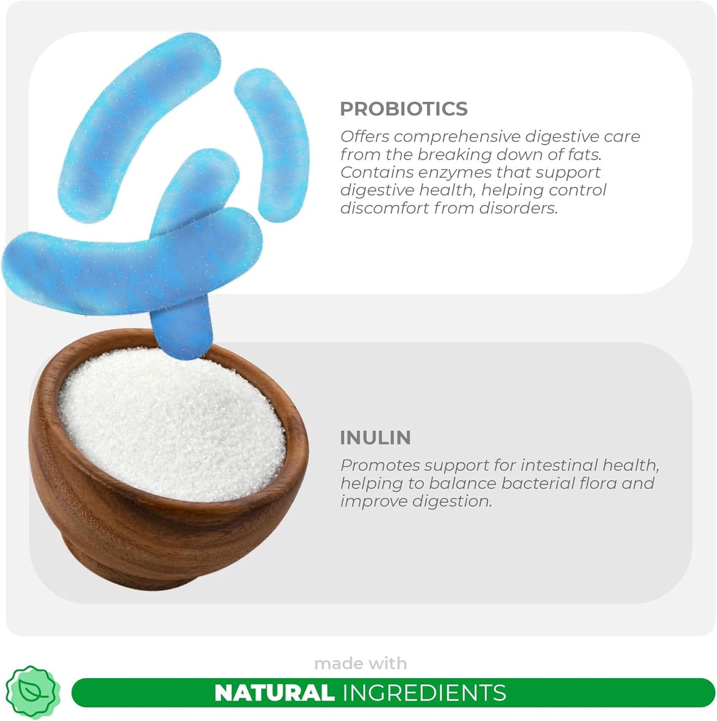 Probiotics for Cats – 4.23oz/120g Powder - Cat Probiotics and Digestive Enzymes, Probiotics Powder, Promotes Healthy Stomach and Digestion