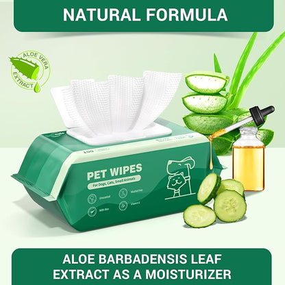 400 Unscented Dog Wipes for Paws and Butt Large Thick Puppy Wipes for Dogs Face and Body Dog Wipes Cleaning Deodorizing Cat Wipes Cleaning Fur and Butt Big Doggie Wipes Doggy Wipes Bum Dog Ear Wipes