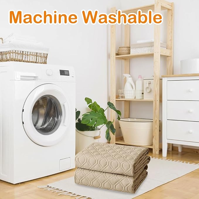 hyha Waterproof Dog Bed Blanket, Soft Pet Blankets, Waterproof Couch Cover for Dogs, Reversible Sofa Covers Washable for Furniture (68x82 Inch, Taupe/Taupe)