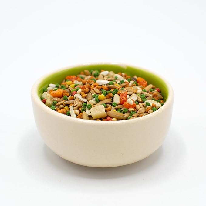 ZuPreem Smart Selects Daily Bird Food for Parakeet, Budgie, Parrotlet, Dove, Bird Pellets and Seed Blend, Core Nutrition for Small Birds, Made in USA, Parakeet Food, Budgie Food (S, 2 lb)