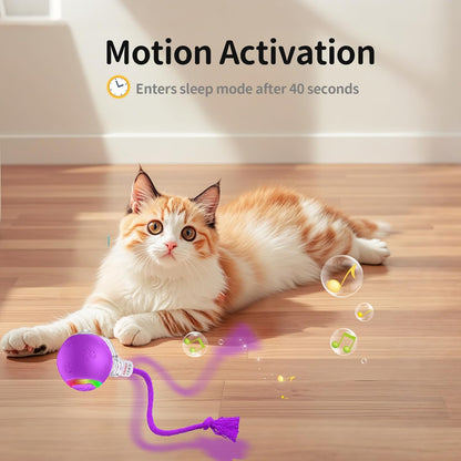 Cat Toys for Indoor Cats - Interactive & Durable Chirping Bird Toys - Perfect for Kittens & Adult Cats - Motion Activated