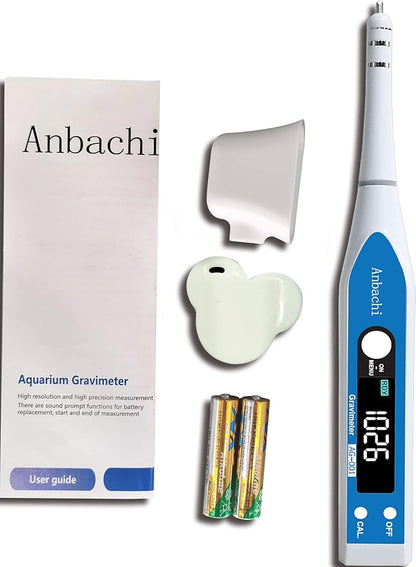 Digital Salinity Meter 3-in-1 Saltwater Tester – Specific Gravity, Salinity & Temperature Pen Hydrometer, High Accuracy Water Quality Tester for Aquarium, Marine, Pool, Hydroponics, Aquaculture