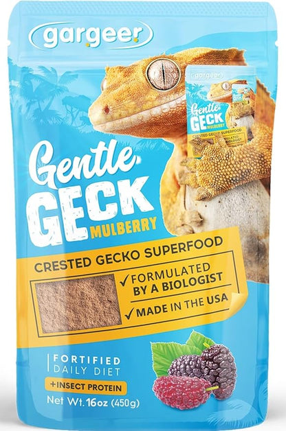 16oz Complete Crested Gecko Food Diet. Premium Ingredients Mix, Ready to Use Freshly Made Powder. Unique Superfood Formula, Developed & Made in The USA. Enjoy!
