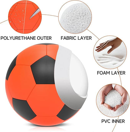 QDAN Herding Ball for Dogs, 25 inch Dog Balls, Giant Dog Toys Horse Toy, Herding Ball for Australian Shepherd, Orange